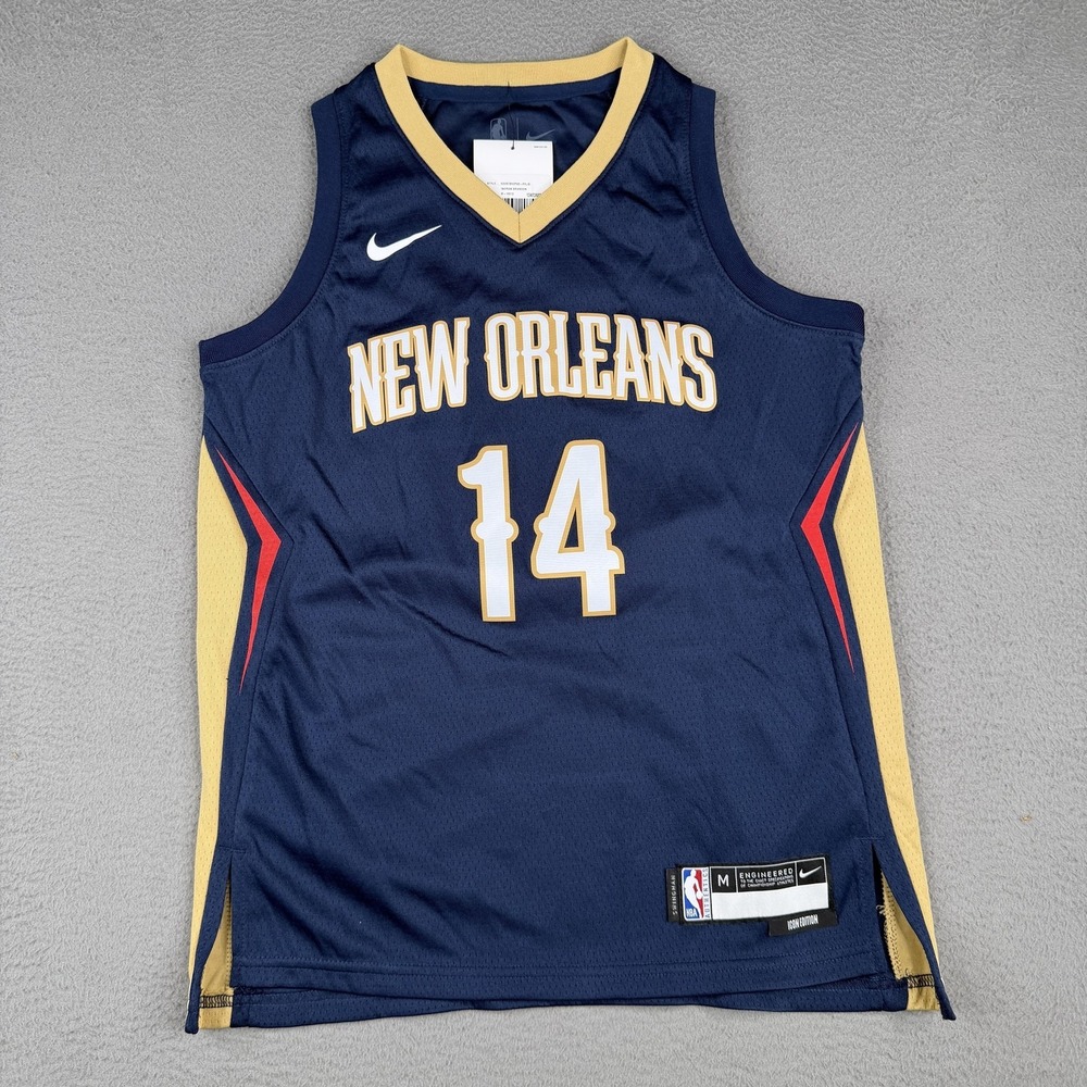 Brandon Ingram New Orleans Pelicans Jersey Boys Medium Blue NBA Swingman Nike